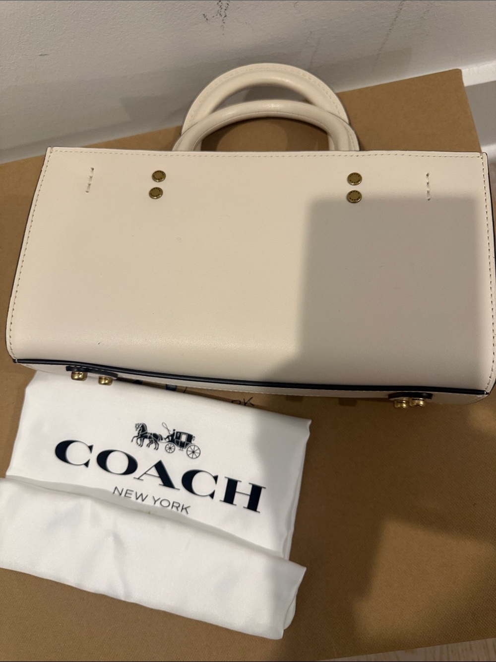 Coach Rogue 26 in Chalk | New Without Tags - Picture 3 of 10